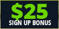 New Banners Free $25 Welcome Bonus